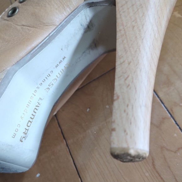 Chinese Laundry Tan Gladiator Heels - Picture 9 of 14